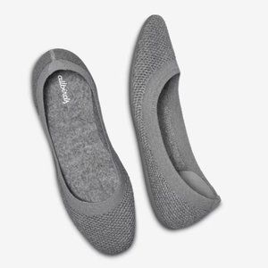 Allbirds Tree Breezers Women's Size 7.5 Gray Ballet Flats Shoes Grey